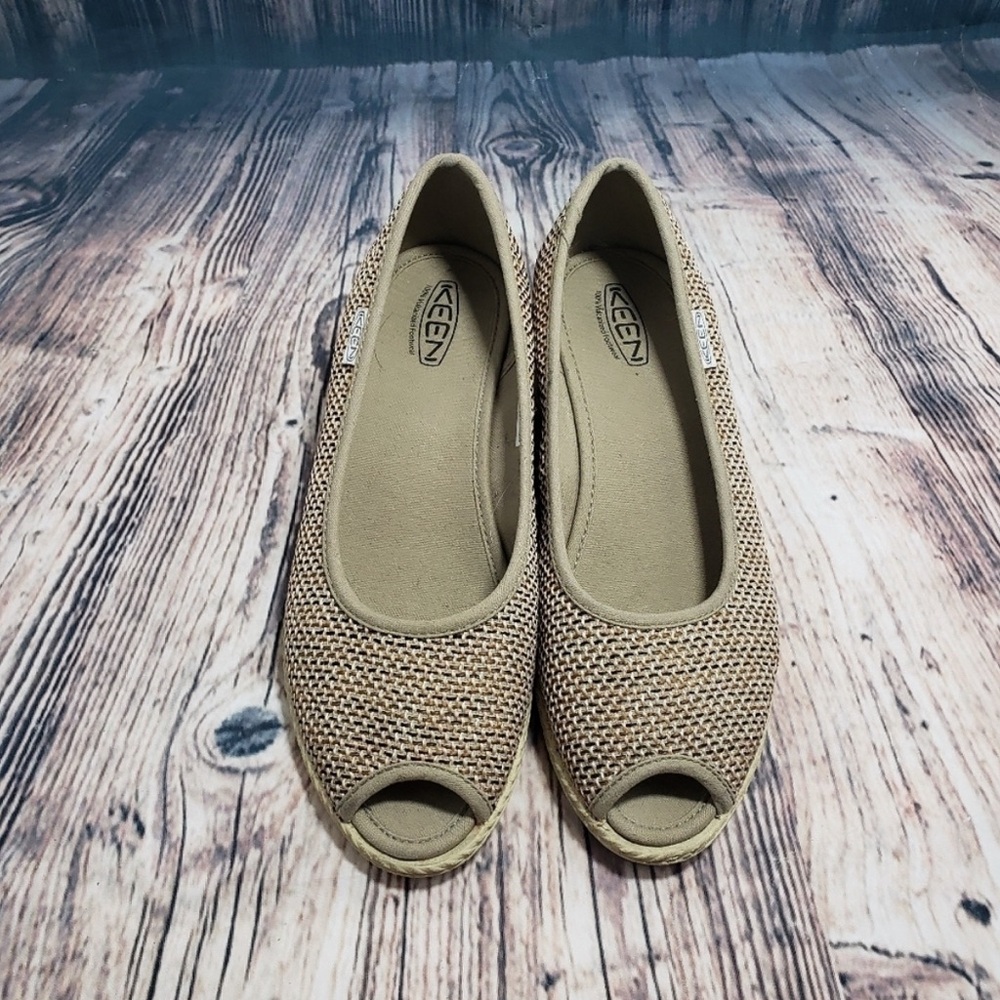 KEEN Peep Toe Wedges Size 5.5